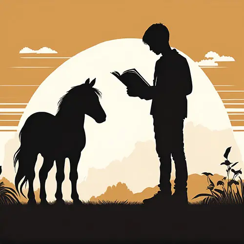 child-reading-book-to-pony