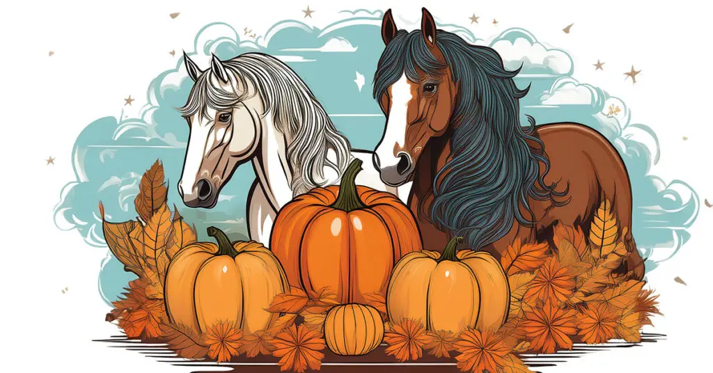 horses-pumpkins